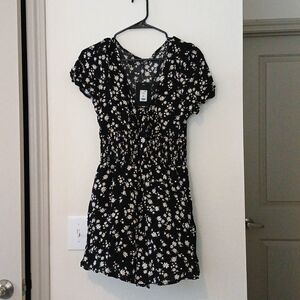 Floral print romper